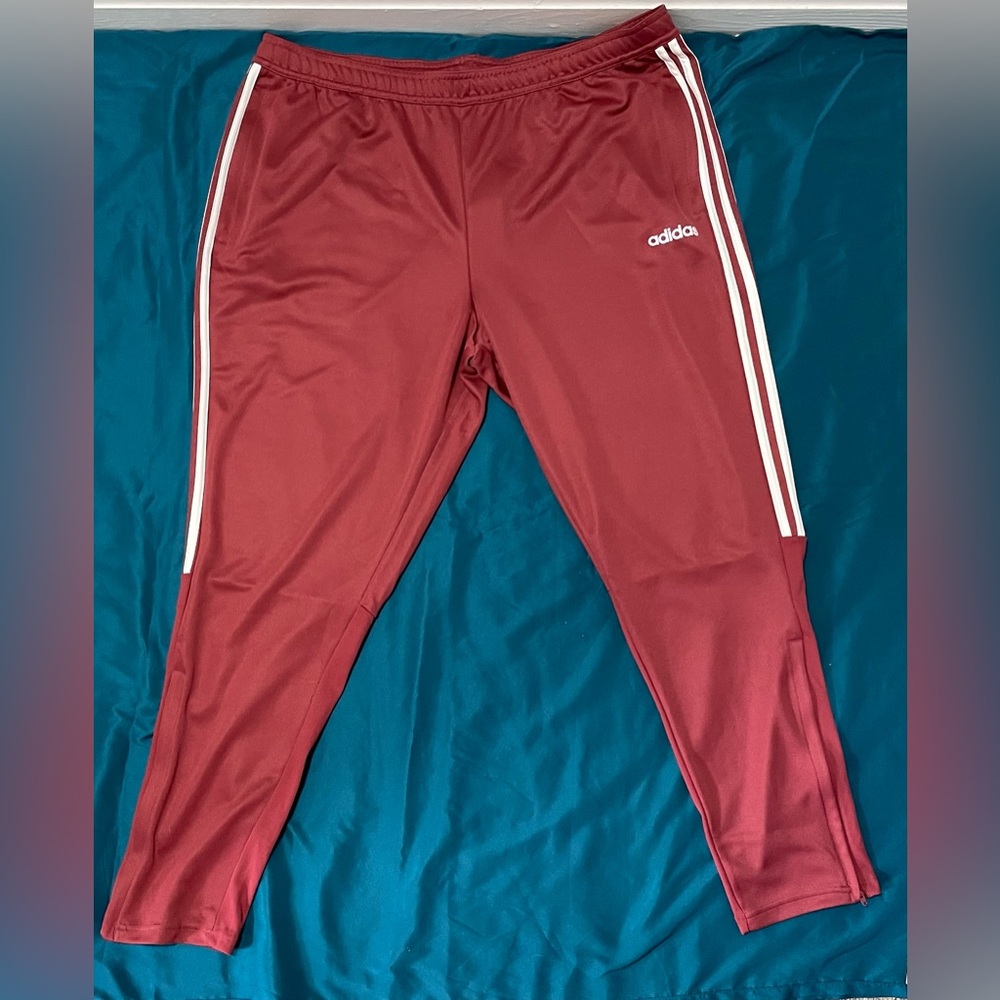 red 2xl adidas pants NWT
